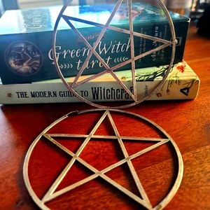 Pamela Love 5" pentagram RARE earrings